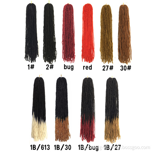 Micro Locs Sister Locs Synthetic Crochet Hair Extension Jumbo Braids Dreadlock Extensions Curly Braid Hair